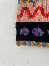Load image into Gallery viewer, Sample Sale Knitted Disco Memphis Mini Tote Bag⌇Ready to Ship