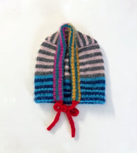 Load image into Gallery viewer, Stripy Mohair Bonnet