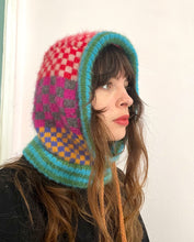 Load image into Gallery viewer, Checker Party Mohair Balaclava⌇Ready to Ship