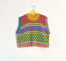 Load image into Gallery viewer, Checker Party Vest
