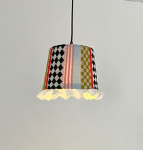 Load image into Gallery viewer, Sample Frilly Harlequin Lampshade 23cm ⌇Ready to Ship