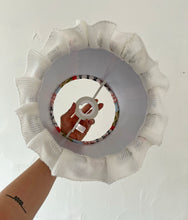 Load image into Gallery viewer, Sample Frilly Harlequin Lampshade 23cm ⌇Ready to Ship