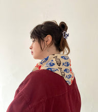 Load image into Gallery viewer, Cotton Multi Stripe Triangle Scarf ⌇Ready to Ship