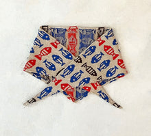 Load image into Gallery viewer, Beige Fish Triangle Scarf ⌇Ready to Ship
