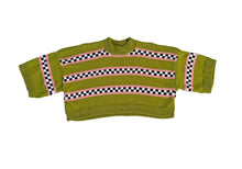 Load image into Gallery viewer, Chartreuse Checker Tee