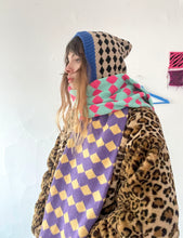 Load image into Gallery viewer, Harlequin Hooded Scarf - MTO