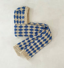 Load image into Gallery viewer, Harlequin Cream Chunky Hooded Scarf ⌇Ready to Ship