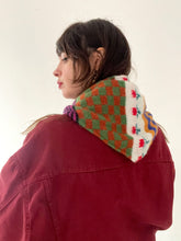 Load image into Gallery viewer, Mohair Scrappy Shapes Triangle Scarf⌇Ready to Ship
