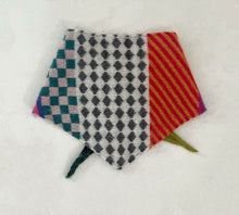 Load image into Gallery viewer, Mohair Scrappy Stripes Triangle Scarf⌇Ready to Ship