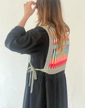 Load image into Gallery viewer, Sample Sale Colourblock Texture Dickie/ Tie Tabard ⌇Ready to Ship
