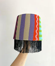 Load image into Gallery viewer, Sample Scrappy Stripes Lampshade 23cm⌇Ready to Ship