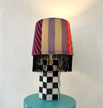 Load image into Gallery viewer, Sample Scrappy Stripes Lampshade 23cm⌇Ready to Ship