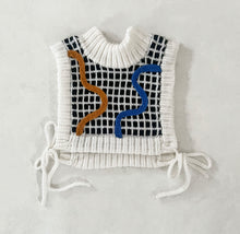 Load image into Gallery viewer, Sample Sale Squiggle Tie Tabard ⌇Ready to Ship