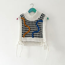 Load image into Gallery viewer, Sample Sale Squiggle Tie Tabard ⌇Ready to Ship
