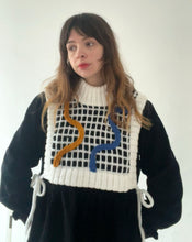 Load image into Gallery viewer, Sample Sale Squiggle Tie Tabard ⌇Ready to Ship