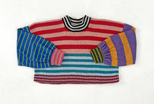Load image into Gallery viewer, Sample Sale Contrast Stripe Crop Jumper Size M⌇Ready to Ship