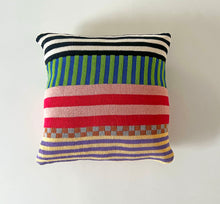 Load image into Gallery viewer, Sample Multi Stripe Square Cushion⌇Ready to Ship