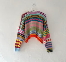 Load image into Gallery viewer, Sample Sale Scrappy Pattern Jumper ⋮ Crop Size 2XL⌇Ready to Ship
