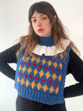 Load image into Gallery viewer, Sample Sale Blue Pierrot Dickie ⌇Ready to Ship
