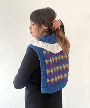 Load image into Gallery viewer, Sample Sale Blue Pierrot Dickie ⌇Ready to Ship
