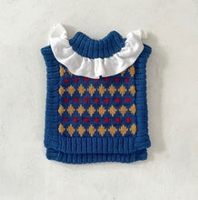 Load image into Gallery viewer, Sample Sale Blue Pierrot Dickie ⌇Ready to Ship
