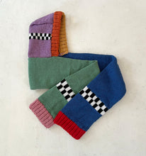 Load image into Gallery viewer, Sample Sale Colourblock Hooded Scarf ⌇Ready to Ship
