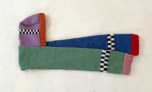 Load image into Gallery viewer, Sample Sale Colourblock Hooded Scarf ⌇Ready to Ship
