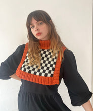 Load image into Gallery viewer, Sample Sale Checkerboard Dickie Collar/ Scarf ⌇Ready to Ship
