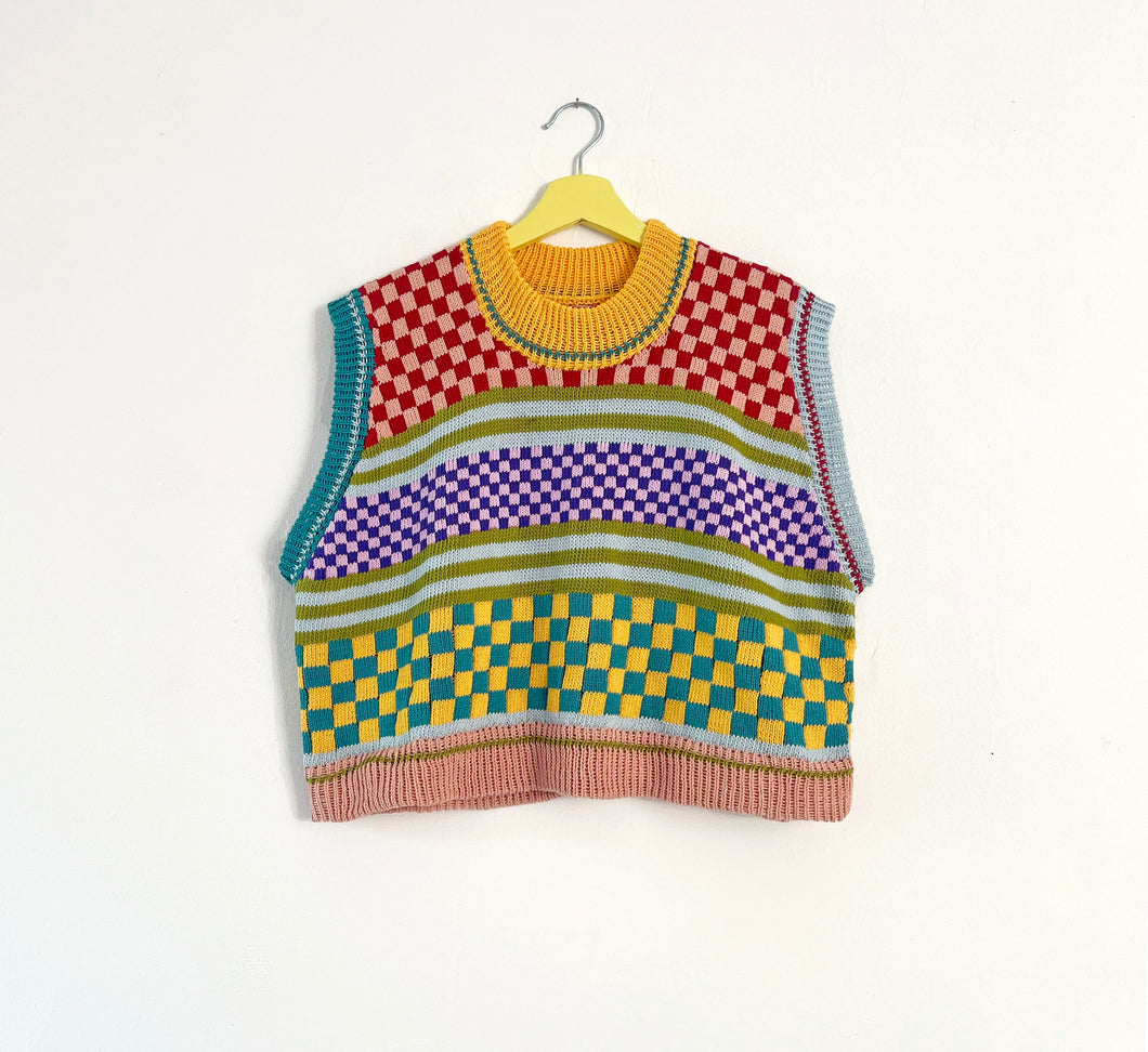 Checker Party Vest