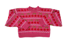 Load image into Gallery viewer, Sample Sale Cherry Wiggle Jumper ⋮ Crop S⌇Ready to Ship
