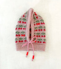 Load image into Gallery viewer, Cherry Beaded Mohair Balaclava - MTO
