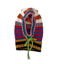 Load image into Gallery viewer, Chunky Stripy Scrappy Balaclava⌇Ready to Ship
