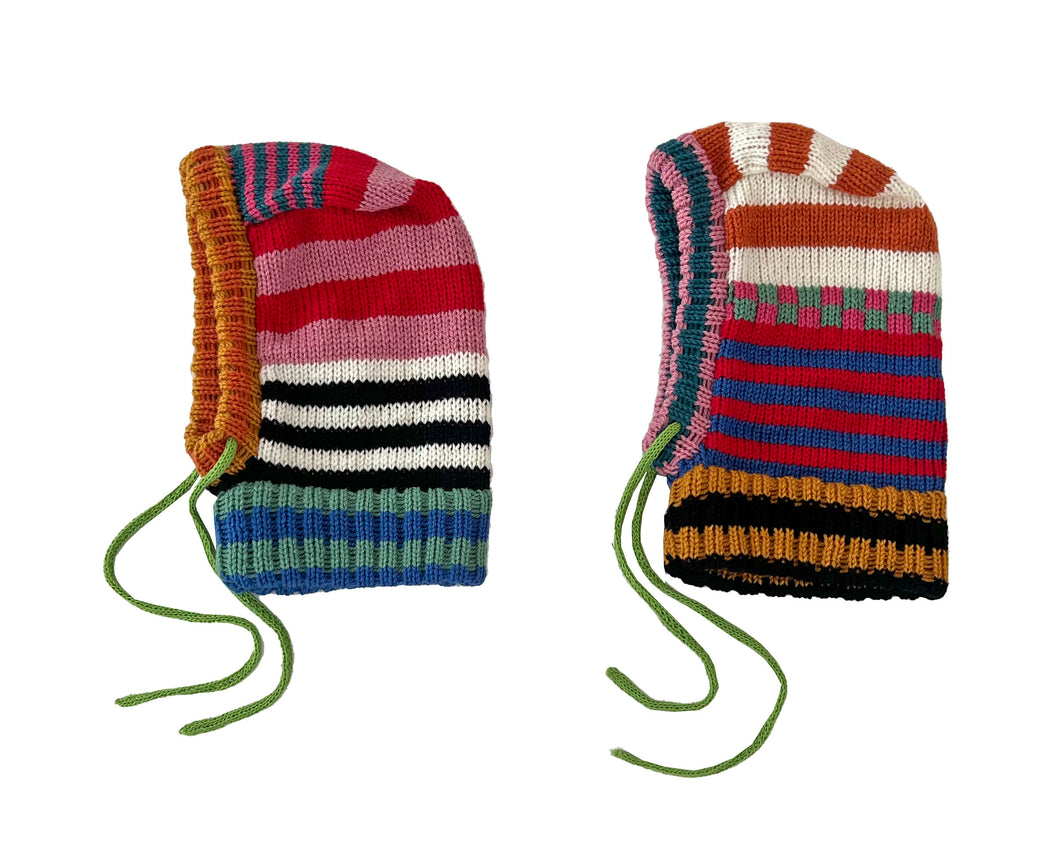 Chunky Stripy Scrappy Balaclavas⌇Ready to Ship