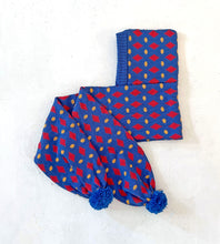 Load image into Gallery viewer, Blue Circus Hooded Scarf - MTO
