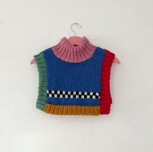 Load image into Gallery viewer, Sample Sale Primary Colour-block Dickie Collar/ Scarf ⌇Ready to Ship
