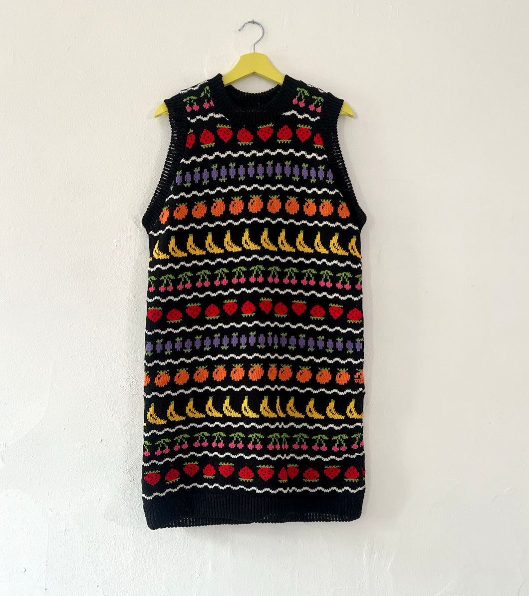 Sample Sale Fruit Wiggle Sleeveless Jumper Dress ⋮ Size S/M⌇Ready to Ship