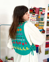 Load image into Gallery viewer, Sample Sale Fruity Tie Side Vest Crop Size M/L⌇Ready to Ship
