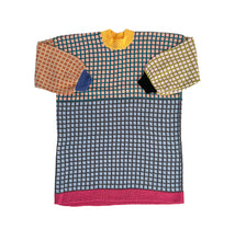 Load image into Gallery viewer, Sample Sale Multicolour Grid Jumper Dress ⋮ Size L/XL⌇Ready to Ship
