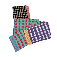 Load image into Gallery viewer, Sample Sale Harlequin Hooded Scarf ⌇Ready to Ship
