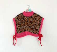 Load image into Gallery viewer, Sample Sale Leopard Tabard Vest ⋮ Crop L/XL⌇Ready to Ship
