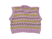 Load image into Gallery viewer, Lilac Flower Knitted Vest
