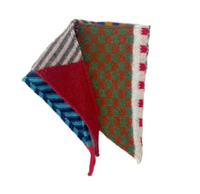 Load image into Gallery viewer, Mohair Scrappy Shapes Triangle Scarf⌇Ready to Ship
