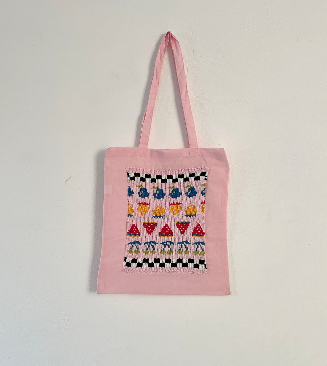 Sample Sale Pink Fruit Tote Bag⌇Ready to Ship