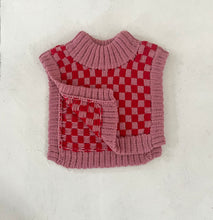 Load image into Gallery viewer, Sample Sale Pink/Red Checkerboard Dickie ⌇Ready to Ship

