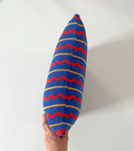 Load image into Gallery viewer, Sample Primary Wiggle Square Cushion⌇Ready to Ship
