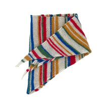 Load image into Gallery viewer, Mohair Primary Stripes Triangle Scarf⌇Ready to Ship
