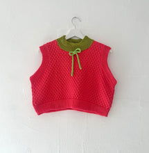 Load image into Gallery viewer, Sample Sale Raspberry Vest ⋮ Crop Size S/M⌇Ready to Ship
