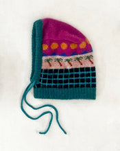 Load image into Gallery viewer, Teal 80s Sunset Mohair Balaclavas ⌇Ready to Ship

