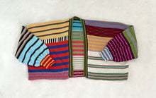 Load image into Gallery viewer, Sample Sale Scrappy Stripe Cardigan ⋮ Crop Size 2XL⌇Ready to Ship
