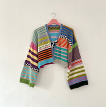 Load image into Gallery viewer, Sample Sale Scrappy Patterns Cardigan ⋮ Crop Size M⌇Ready to Ship
